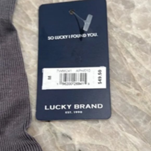 LUCKY Babydoll Tank Top Grey Ribbed  Medium NWOT - Picture 6 of 11